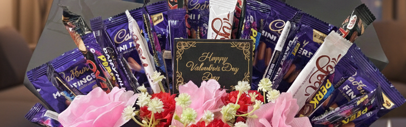 "Sweetheart's Delight" Valentine's Chocolate Bouquet