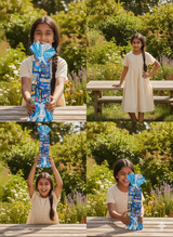 The "Blue Bliss" Ultimate Snack Tower